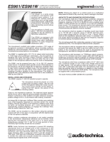 Audio Technica ES-961-W - Owners Manual